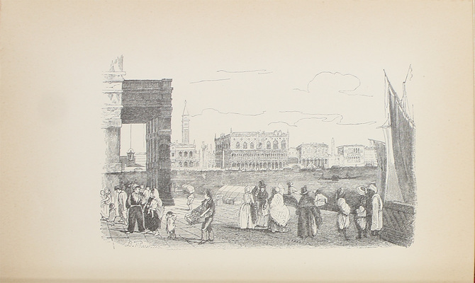 [Переплет А.П. Петцмана]. Мятлев И. Сенсации и замечания госпожи Курдюковой за границей, дан л'этранже / С рис. В.Ф. Тимма. [В 2 т. Т. 2]. СПб.: Изд. А.С. Суворина, 1904.